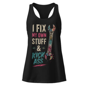 Women’s fitted racerback tank top